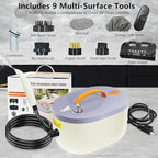 Steam Cleaner,1500W handheld pressurized steam cleaner,Portable Car Steamer for Auto Detailing,Steam Cleaner for Home,Steam Cleaning Machine for Furniture,Kitchen,Grout,Floor,Tile