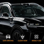 Glass Emulsion Cleaner,Glass Oil Film Cleaner,Roll-On Car Glass Emulsion Cleaner Cleaning Board, Removes OilFilm & Smudges, Improve Clarity for Safe Driving