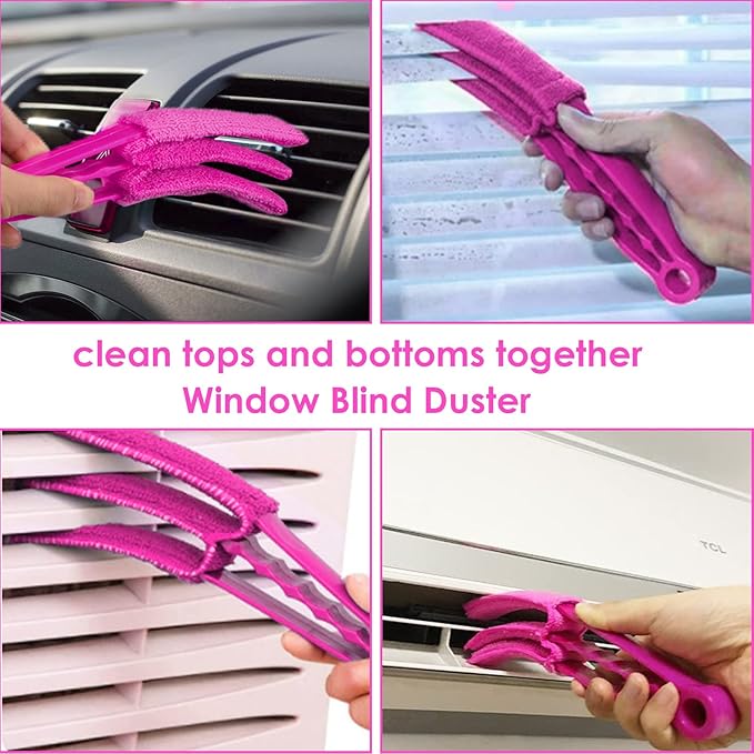 15 Foot Dusters for Cleaning, Duster with Extension Pole 7-15ft, Microfiber Feather Duster Used for Cleaning Ceiling Fan, High Window, Blinds, Shutters, Sofa, Cobweb Duster for Home (12 PCS)