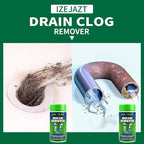 Drain Clog Remover Powder - Fast Acting Formula for All Drains, Kitchen, Bathroom, Sink & Shower - 100% Effective to Eliminate Hair, Grease, and Blockages - [2Pack ]