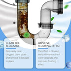 Drain Opener,Multipurpose Pipe Dredge Agent,Sink and Drain Pipe Dredging Powder,Powerful Pipe Dredging Agent for Unclogs Bathroom and Kitchen Sinks,Drains,Shower Pipes (1 Pcs)
