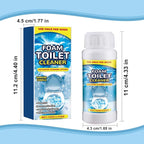 2PCS Foam Toilet Cleaner,New Powerful Toilet Bowl Cleaner,Advanced Bathroom Cleaner for Home,Powerful Instant Bowl Cleaners for Toilets Squatting Pans