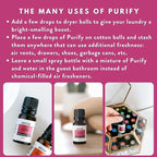 Purify Essential Oil Blend by Revive Essential Oils - REVIVEEO - 100% Pure Therapeutic Grade, for Diffuser, Humidifier, Massage, Aromatherapy, Skin & Hair Care