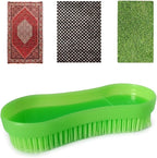 Today - Stiff Hand Brush for Carpet, Artificial Grass and Textile Surfaces – Durable Plastic Bristles Scrubbing Brush – Made in Italy – Ideal for Rugs, Stairs and Hard Floors