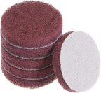 HARFINGTON 6pcs Drill Power Brush 2 inch Tile Scrubber Scouring Pads 800 Grit for Bathroom Kitchen Household Cleaning