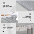 Dress Bags for Gowns Long, 65'' Long Dress Clear Garment Bag(Set of 4, 23.3'' X 65'')