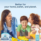 All Purpose Cleaner Refill – 12 Tablets (12 x 16 Fl oz) Multipurpose Cleaners -Can Make 192 Fl oz Bathroom Cleaner Spray Cleaning Tablets Refill - Vegan, No Plastic - Ocean Breeze