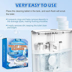 Automatic Toilet Bowl Cleaner Tablets–Fresh Scent,50 PACK,Long-Lasting Clean–Safe for Tanks&Pipes Deodorizing and Descaling–Bathroom Cleaner Against Tough Stains Keeps Bowl Clean Between Washes-fresh