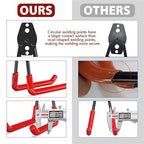 3-H Garage Wall Hooks 14 Pack,Garage Hooks Heavy Duty with Extra Welding Spots,Garage Hooks for Hanging,Garage Organizer for Garden,Lawn,Yard Tools,Chairs,Ladders,WeedEater,Shovel,Blower(Red)