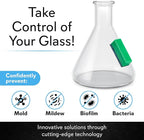 Magnetic Glass Cleaner BoroBuddy Pro | Cleans Hard to Reach Stains on Glass, Ceramic, Metal Pieces of All Shapes & Sizes | Glass Pieces, Bottles, Glassware | Free Scrubber Pads | Green