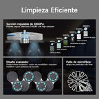 FMART T10PRO Window Cleaning Robot – Dual-Pump Spray, 120ml Tank, 3800PA Suction, AI Path Planning & Edge Detection, App Control Window Cleaner Robot for Indoor/Outdoor High-Rise Windows