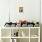 Fabric Storage Cubes - Closet Storage Bins Storage Baskets for Organizing with Handles Organization and Storage 11.8 (L) x 7.8 (W) x 5.2 (H) inches