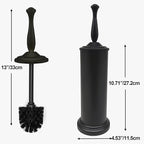 Matte BlackToilet Bowl Brush with Holder, Durable Bathroom Cleaning Tool, Modern Design for Easy Toilet Maintenance, Bathroom Cleaner Brush for Efficient Cleaning and Hygiene
