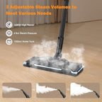 Powerful Steam Cleaner for Home, Chemical-Free Multipurpose Steam Cleaner, 3-Steam Volumes Comfy Handle, Portable Deep Cleaning Lightweight Steamer for Car Detailing Carpet Upholstery Tile Grout