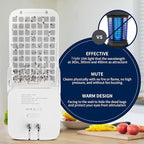 Mosalogic Fruit Fly Traps for House Use Gnat Trap Flying Insect Trapper Plug-in Mosquito Killer Indoor Gnat Moth Catcher Fly Tapper with Night Light UV Attractant Catcher for Home Office White-1PACK