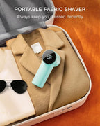 Electric Lint Remover and Fabric Shaver, Rechargeable Clothes Shaver for Sweater Furniture Couch, 3-Speed Pill Remover Defuzzer to Remove Fuzz Pilling from Blanket Jacket