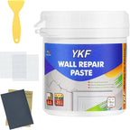 YKF Drywall Patch Repair Kit, 18 Oz Spackle Wall Repair Paste with Scraper, Easy Wall Hole & Crack Mending, Quick Drying, Paintable, Strong Adhesion, Long Lasting Fix for Drywall Plaster Wood