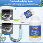 Sink Drain Cleaner, Powerful Pipeline Dredging Agent, Drain Clog Remover for Unclogs Bathroom and Kitchen Sinks, Drains (1PCS)