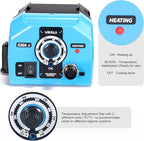 YIHUA 936A II Soldering Iron Station Kit, 65W with Intelligent Working Light. Easily Adjustable from 392℉～896℉. With Plug-in Iron Handle, a Solder Iron Stand, Solder Wire & 5 extra Solder Tips.