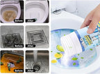 Pipe BFast Acting Foaming Unclogger for Kitchen Sink, Bathroom, Shower, and Toilet Pipeline Cleaningobo Drain Cleaner,Wild Sink And Drain Cleaner Powder, (2)