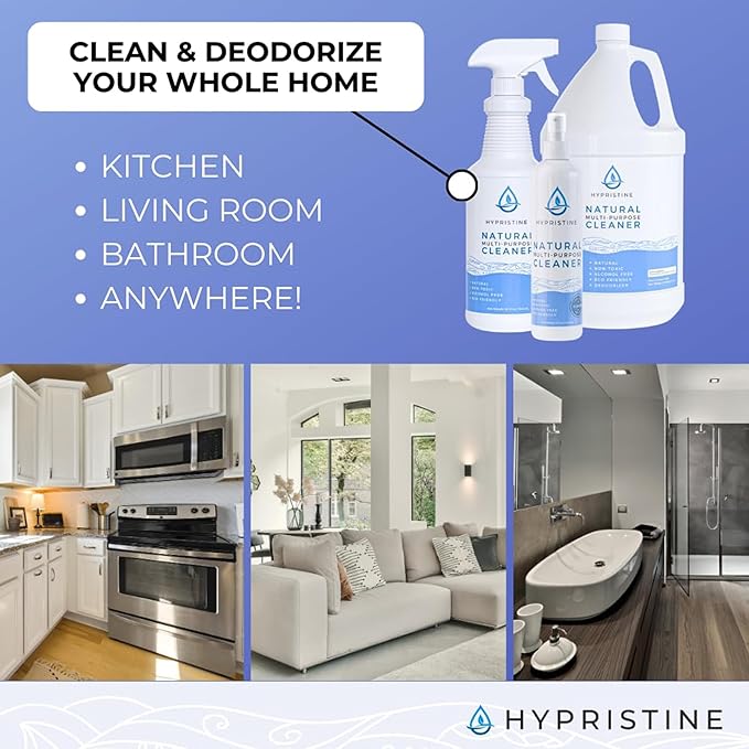 Natural Multipurpose Surface Cleaner, 32 fl oz Spray Bottles, 12 Pack