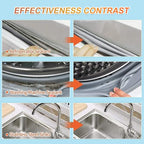 Mold Remover Gel,Household Mold Cleaner for Washing Machine,Refrigerator Strips,Grout Cleaner Best for Home Sink,Kitchen,Showers(2-Pack)