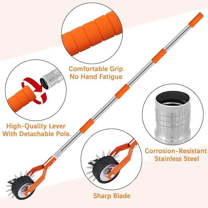 Manual Edger Lawn Tool, Sidewalk Grass Manual Lawn Edger Lawn Tool for Landscaping
