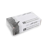 Safeguard, Nitrile Disposable Gloves, Powder Free, Latex Free, Box of 100 Gloves, Size Large, Black,100 Count(Pack of 1)
