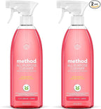 Method All-Purpose Cleaner, Pink Grapefruit, Plant-Based and Biodegradable Formula Perfect for Most Counters, Tiles, Stone, and More, 28 oz spray bottle (Pack of 2)