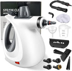 Handheld Steam Cleaner, Pressurized Multi-Surface Steam Cleaner For Home, Large Capacity Portable Steam Cleaners Handheld, All Natural Home Use Steamer, For Cleaning Floor, Upholstery, Car