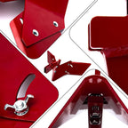 15683 Hiller-Furrower Kit Rear Tine Rototillers Fit for Large and Small Areas of Land Cultivation, Adjustable Wings, Three Kinds of Connection - Including Installation Accessories