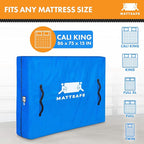 Nordic Elk Mattress Bags for Moving and Storage (Cali King, Cal King) Heavy Duty Moving Supplies, 8 Sturdy Handles, Strong Zipper, Mattress Cover Bed Bags, Storage Cover Essentials Packing Protector