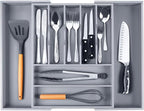 Kitchen Silverware Drawer Organizer and Storage Cabinet Utensil Rack Bathroom Counter Vanity Extra Large Big Cooking Drawer Organizers Countertop Pantry Storage Cabinet Best Kitchen Must Haves 2025
