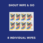 Downy Wrinkle Releaser Spray Travel Size 3 oz (Pack of 3), 8 Shout Wipes Individually Wrapped with Laundry Bag Gift Bundle, Ultimate Downy Wrinkle Release Spray & Shout Stain Remover Kit