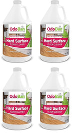 OdoBan Ready-to-Use Hard Surface Floor Cleaner, Streak Free and Neutral PH Formula, Made in the USA, Scentless, 4 Gallons