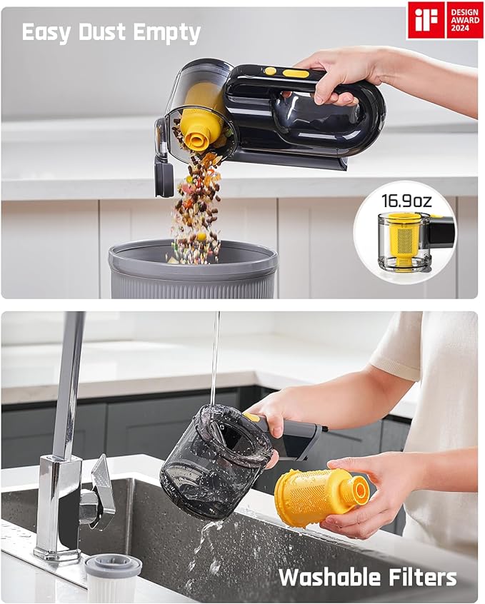 Fanttik Fold V10 APEX Pivot Cordless Car Vacuum, 17000Pa Handheld Vacuum Suction Power, Smart LED Display, Portable for Car Home Pet (Deluxe with Flexible Hose&Pet Brush)