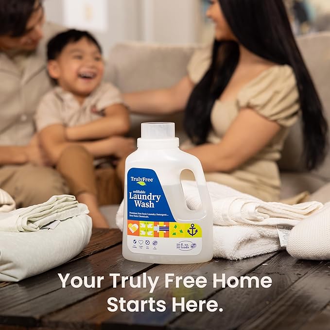 TRULY FREE - Laundry Detergent with Refill + Auto Dishwasher Soap