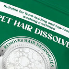 Pet Hair Dissolver, Fabric Care Cleaning Pods, Cat Fiber Removal Aid, Washing Machine Lint Reducer, with 30pcs Water Soluble Pods Pack, for Household Daily Clothes Care