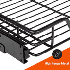 HOLDN’ STORAGE Pull Out Cabinet Organizer, Heavy Duty Caddy w/Lifetime Limited Warranty -22”W x 21”D - Requires At Least 23-1/4” Cabinet Opening, Steel Metal Cabinet Drawers Slide Out, Black