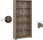 Bush Furniture Somerset 60W Office Desk with Drawers in Sand Oak