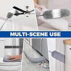 4 Pcs Dusters for Cleaning, 2 in 1 Microfiber Dusters and Retractable Gap Dust Cleaner with 1 Microfiber Dusting Cloths Long Handle 30-100 Inches Extension Pole for Ceiling Fan Cleaning Supplies