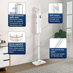 Steam Mop All-in-one for Floor Cleaning, MultiPurpose Steam Cleaner for Home with LED display screen, Detachable Handheld Floor Steamer with Scent Container and strap for Hardwood,Tiles and Carpet