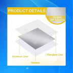 Professional Drywall Repair Kit 12x12 Inch - Self-Adhesive Mesh Patch for Large Holes in Walls & Ceilings, Quick & Easy Wall Hole Repair Kit(Heavy Duty)