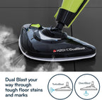 H2O HD 5-in-1 DUALBLAST Steam Mop and Handheld Steam Cleaner For Floor Cleaning, Hardwood Floors, Grout Cleaner, Upholstery Cleaner, Tiles and Carpets
