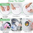 Loopeer 600 Loads Laundry Detergent Sheets Bulk No Leak Laundry Soap Sheets Anti Sensitive Liquidless Laundry Supplies Washing Strips for Home Dorm(Unscented)