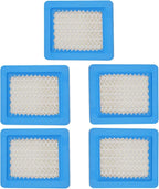 17211-Z8B-901 17211-zl8-023 Air Filter fit for Honda gc135 gcv135 gc160 gcv160 and gxv57 Engines Lawn Mower Air Cleaner 491588 399959 F220 tillers, Bomag BT60 (Blue 5 pack)