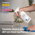 ATTITUDE All Purpose Cleaner Spray, EWG Verified, Vegan, Made with 94% Plant-Based Ingredients, Streak-Free for Kitchen, Bathroom, Glass & More, Unscented, 27.1 Fl Oz (Pack of 3)