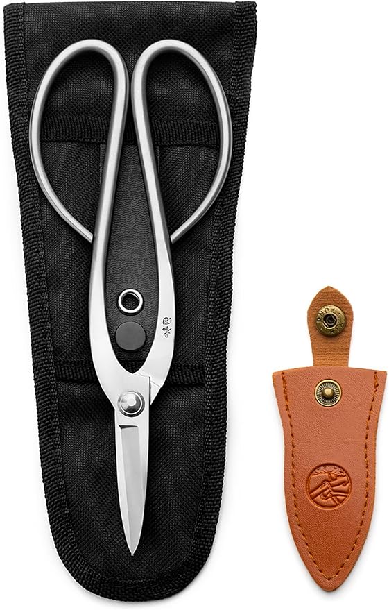 Bonsai Scissors Professional Grade Bonsai Shears Alloy Steel Bonsai Tools Equip With Tool Bag (MT-TBS-200)