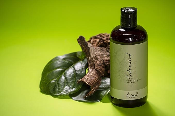 Home by Forever New - Scented Liquid Laundry Detergent, Cedarwood, 16 Fl Oz – Perfect for Washing Towels, Bed Linens, Clothing, and More