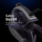 Panasonic Dry and Steam Iron with Alumite Soleplate, Fabric Temperature Dial and Safety Auto Shut Off – 1700 Watt Multi Directional Iron – NI-W950A, Purple